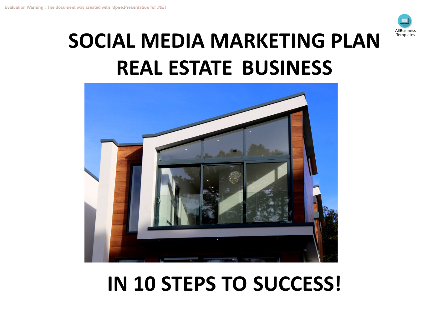 Real Estate Social Media Marketing Plan 模板