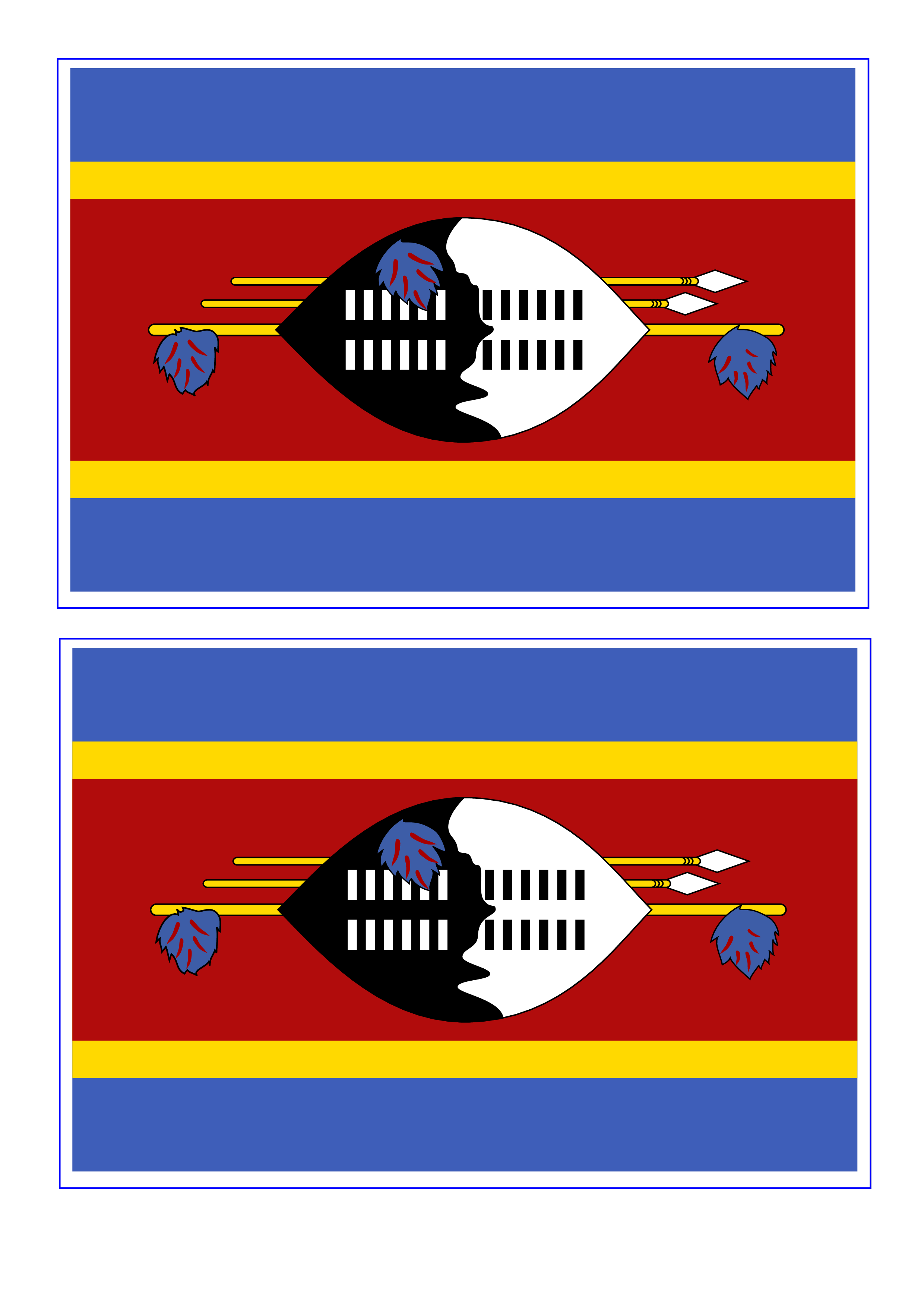 Swaziland Flag main image