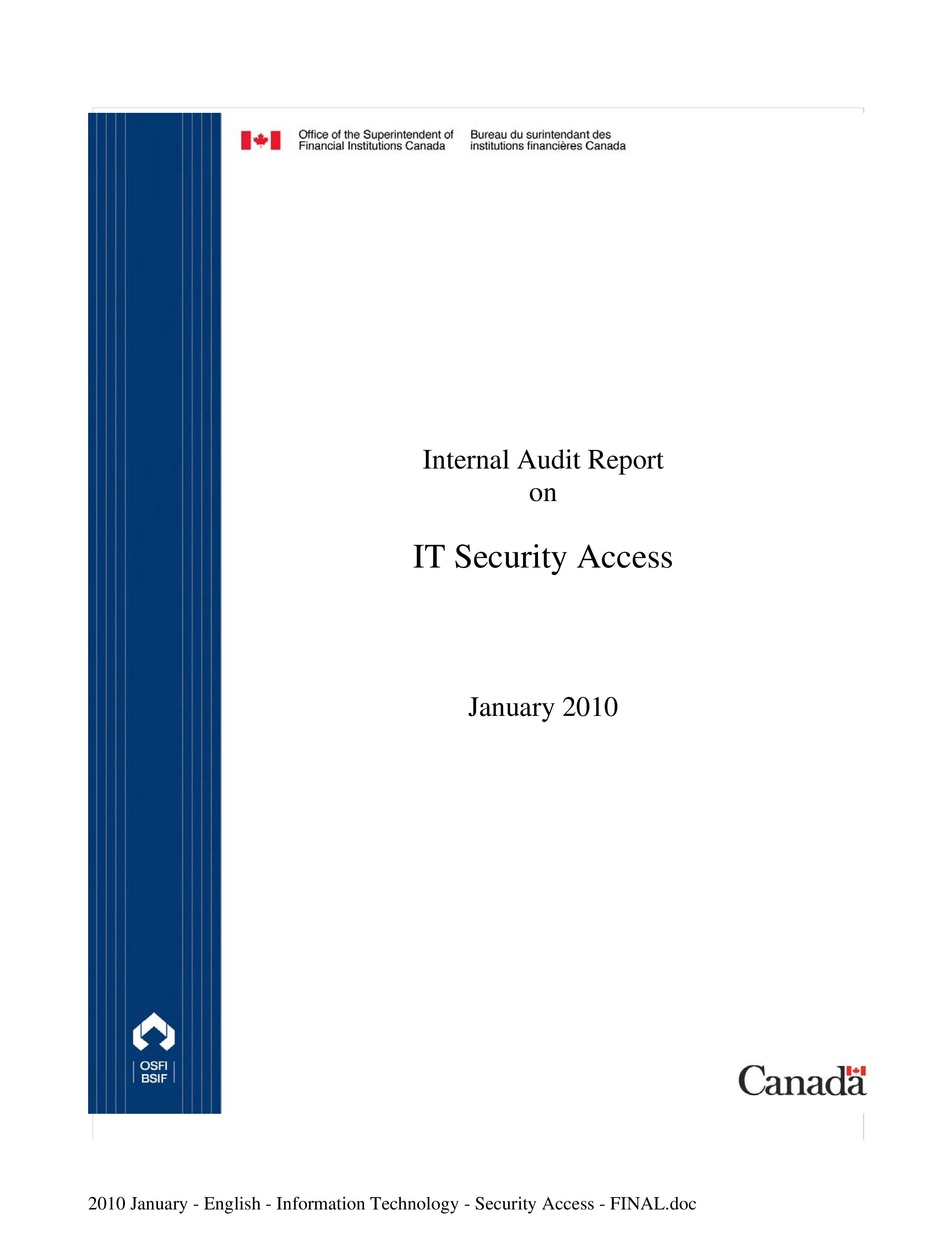 Access Audit Report main image