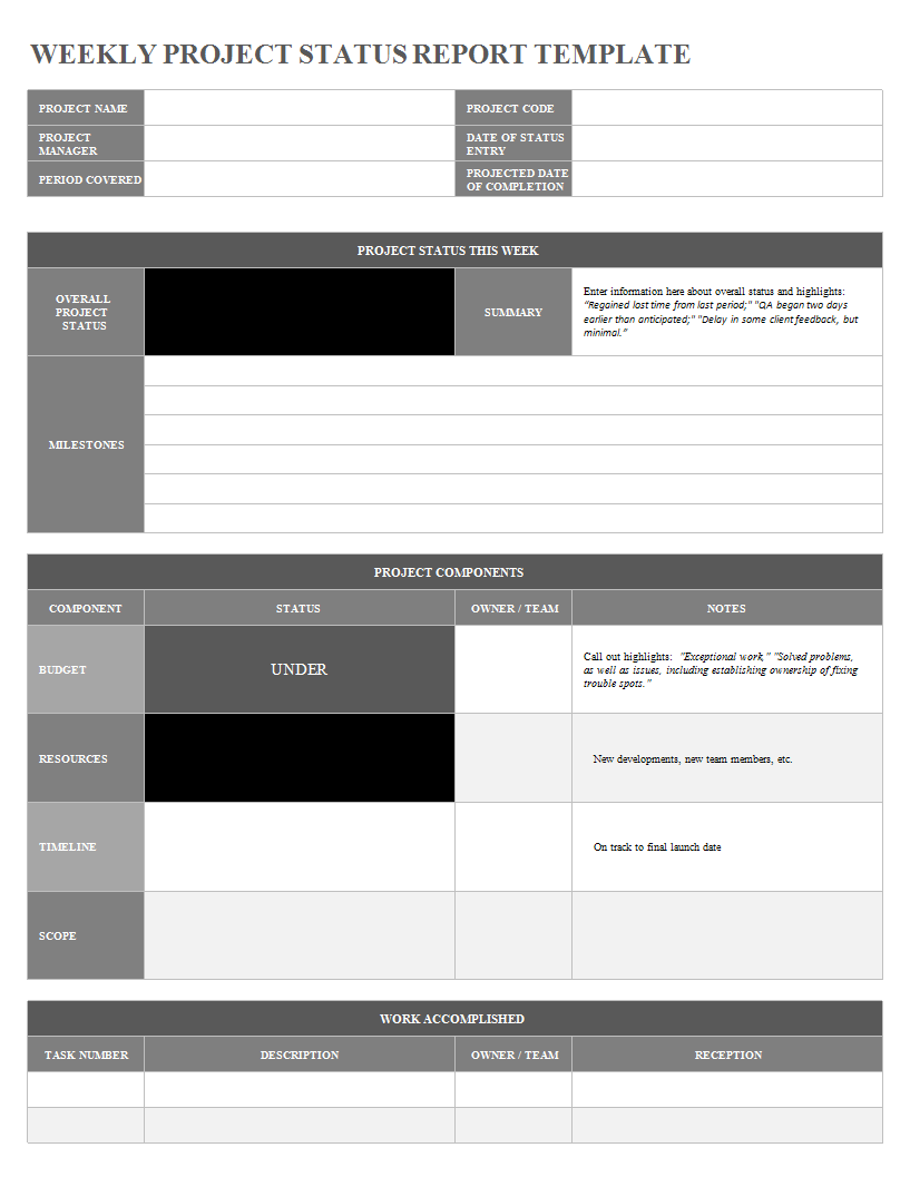 Multiple project tracking template Excel 模板