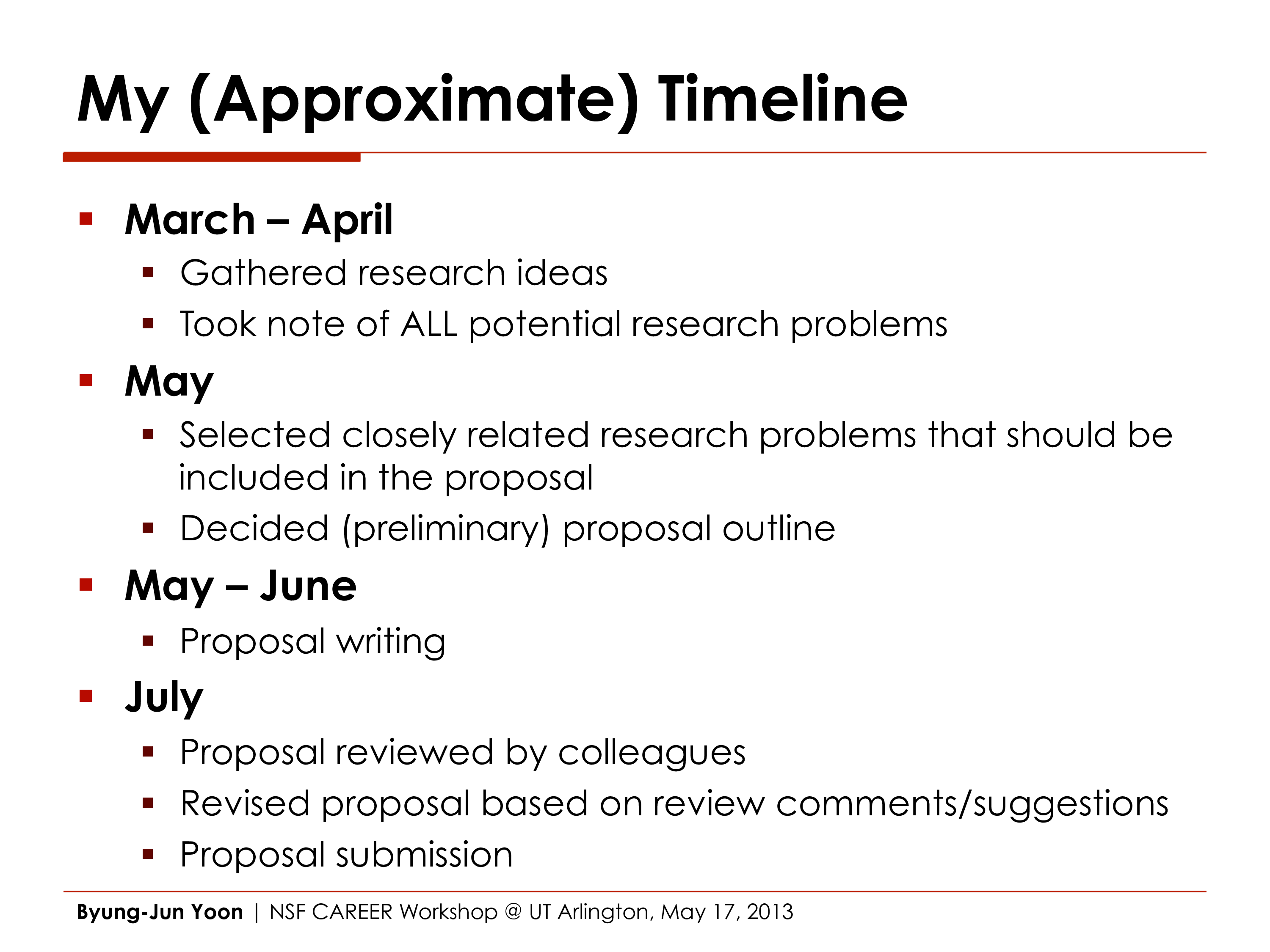 academic research proposal presentation modèles