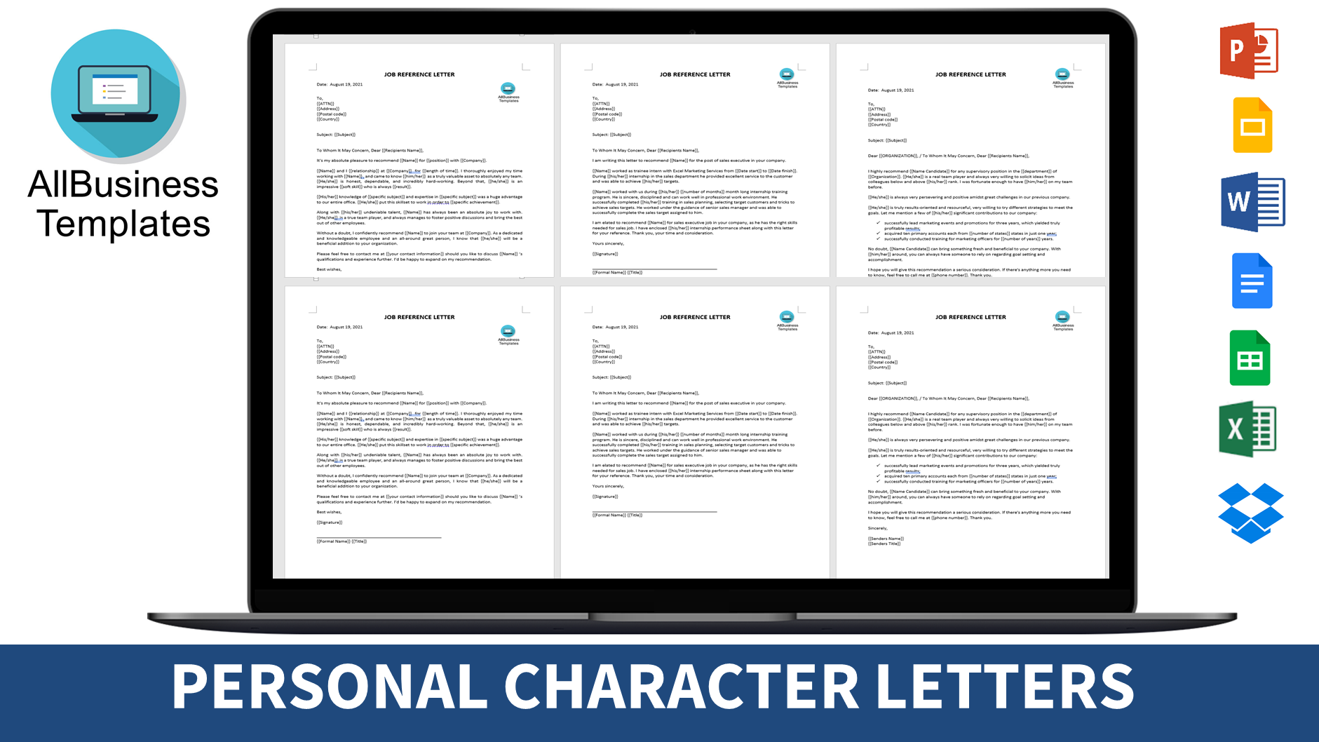 Personal Character Reference Letter main image