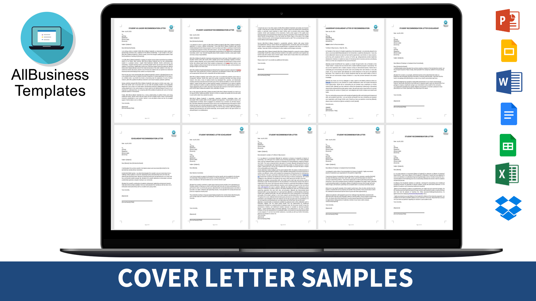 Free Cover Letter Examples 模板