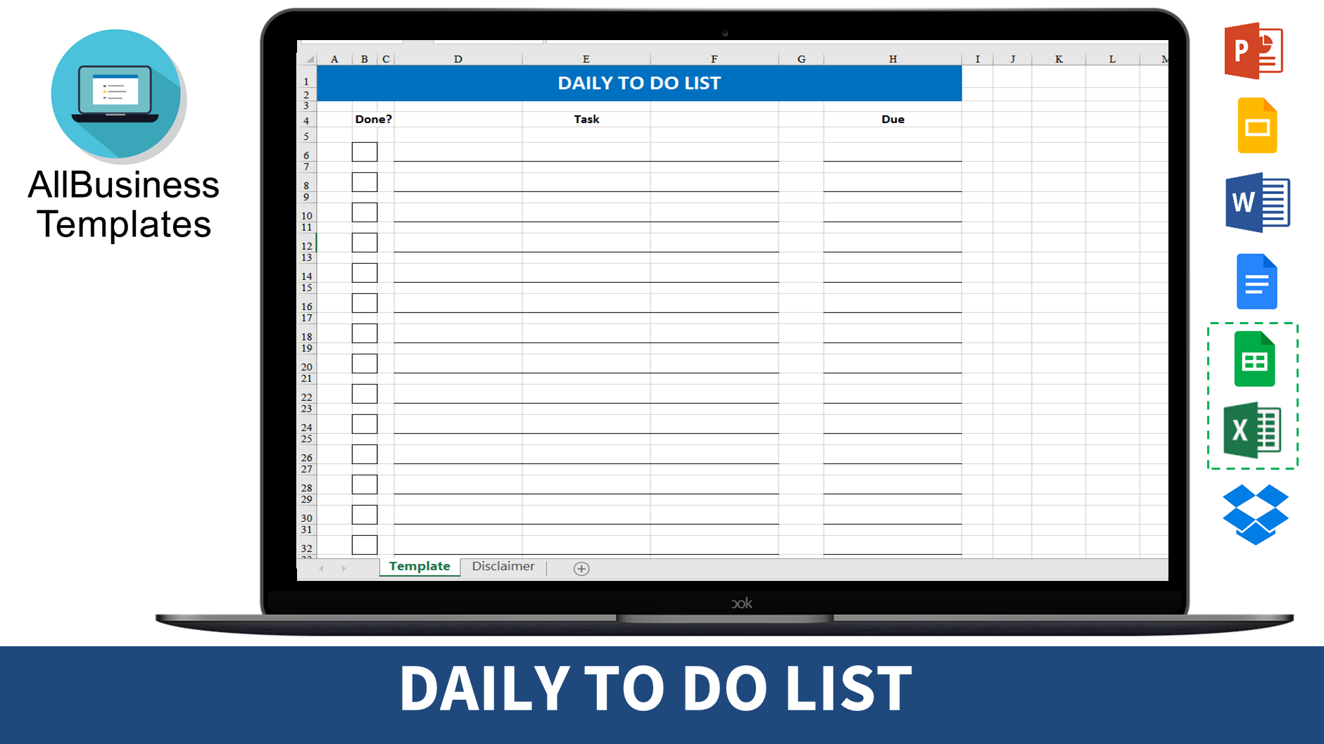 Daily To Do List 模板