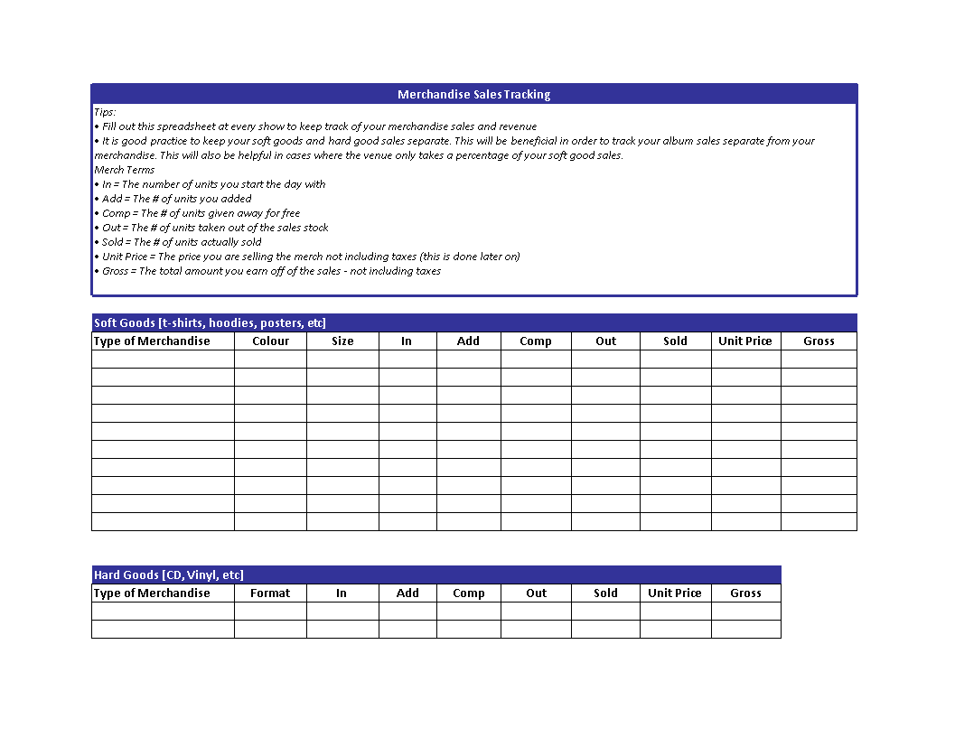 excel sales tracking template