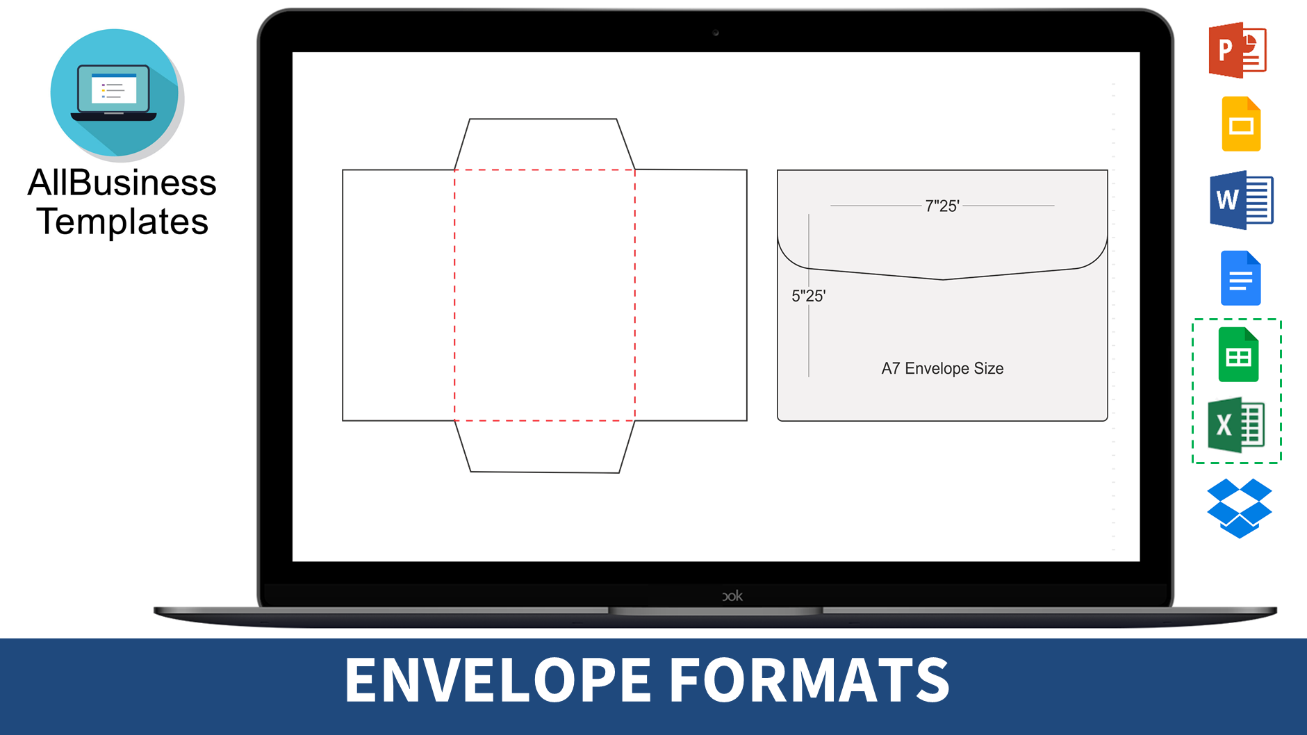 envelope format voorbeeld afbeelding 