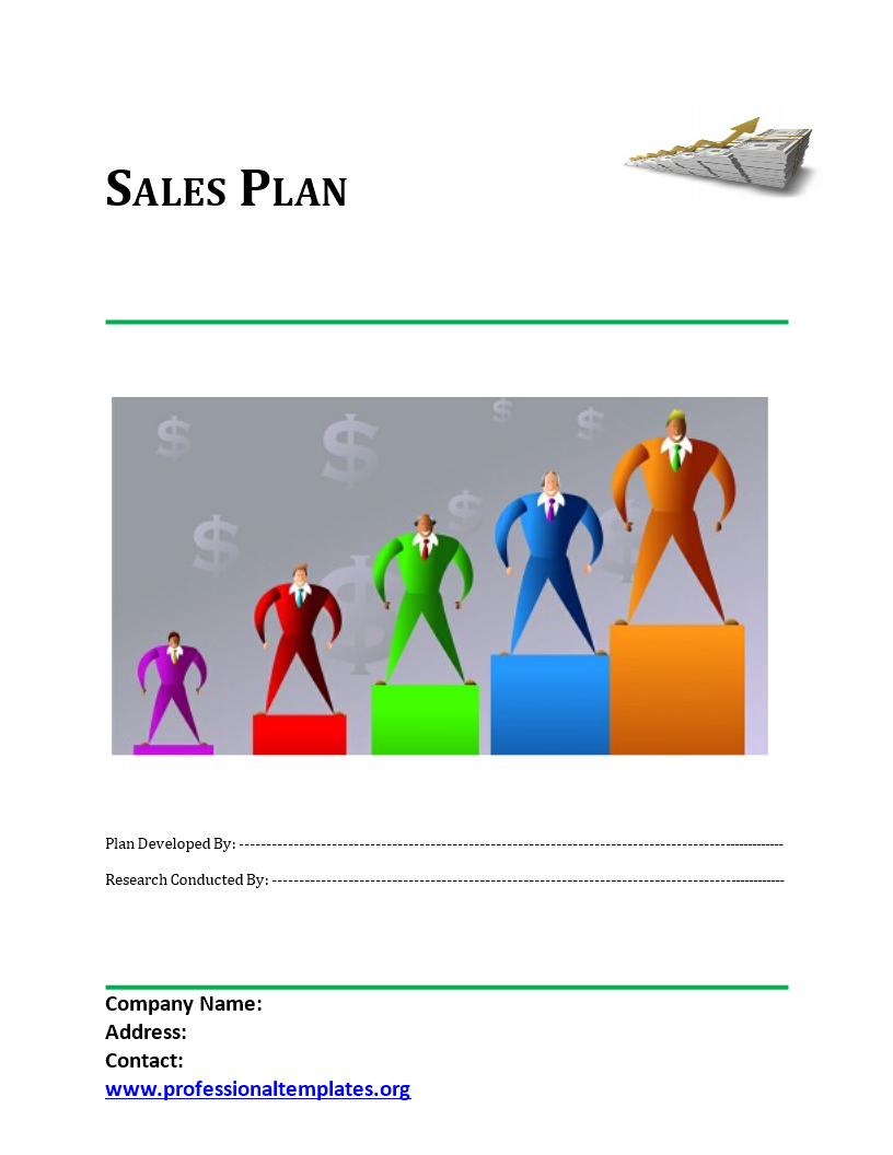 Sales Plan Template 模板