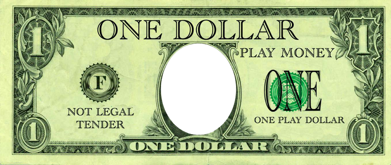 Realistic Play Money Templates main image
