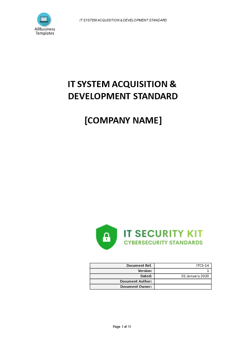 IT System Acquisition & Development main image