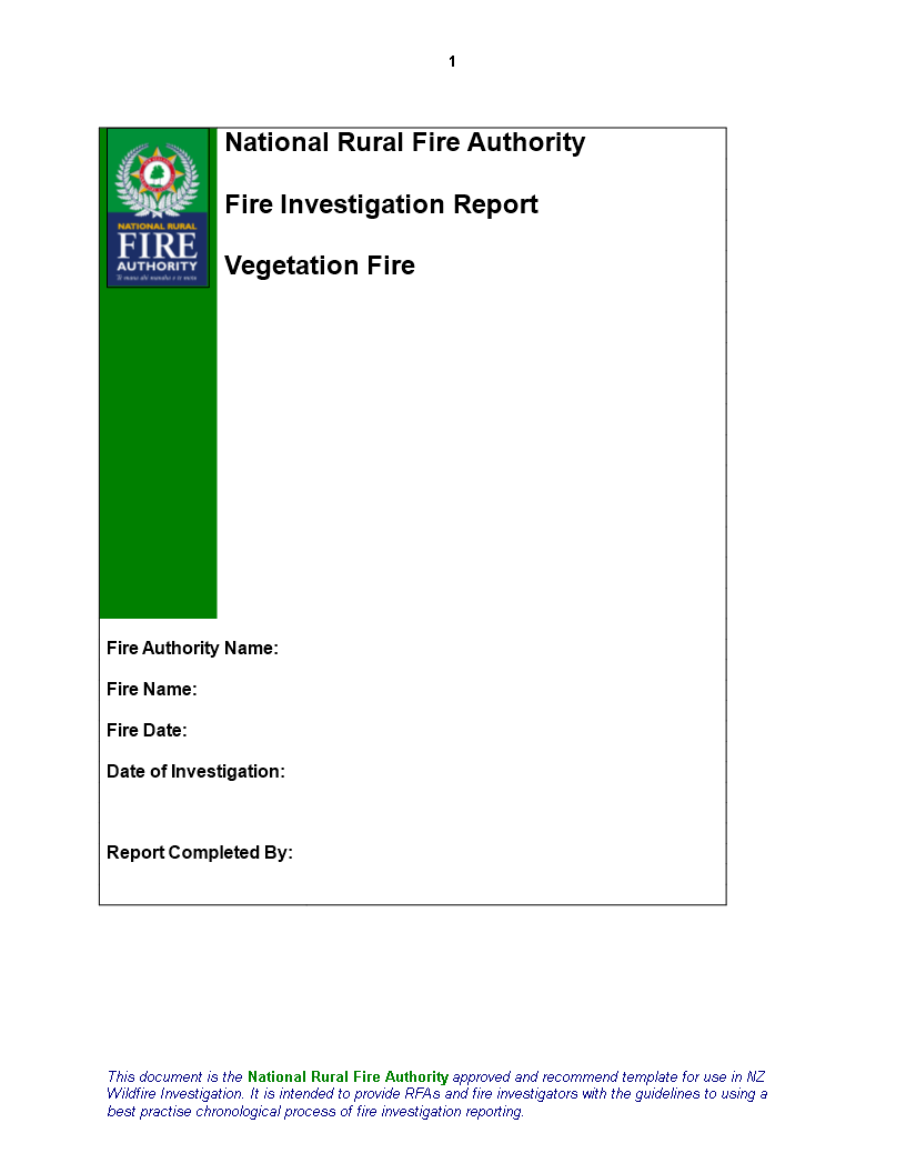 Fire Inspection In Word main image