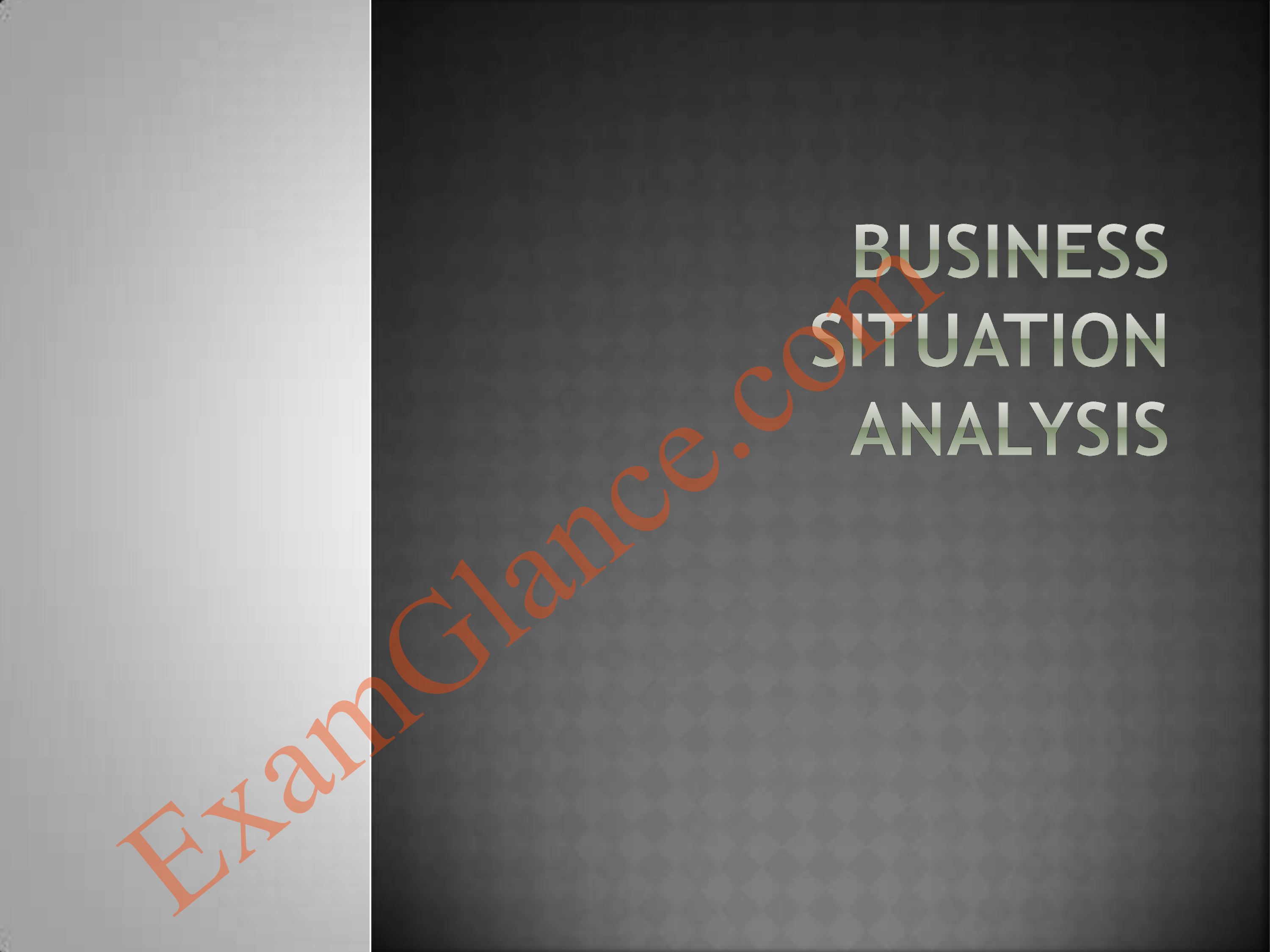Business Situation Analysis main image