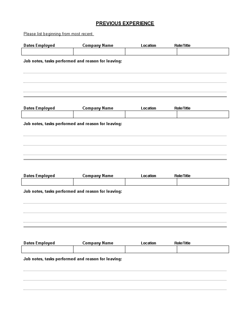 reasons for leaving a job on an application
