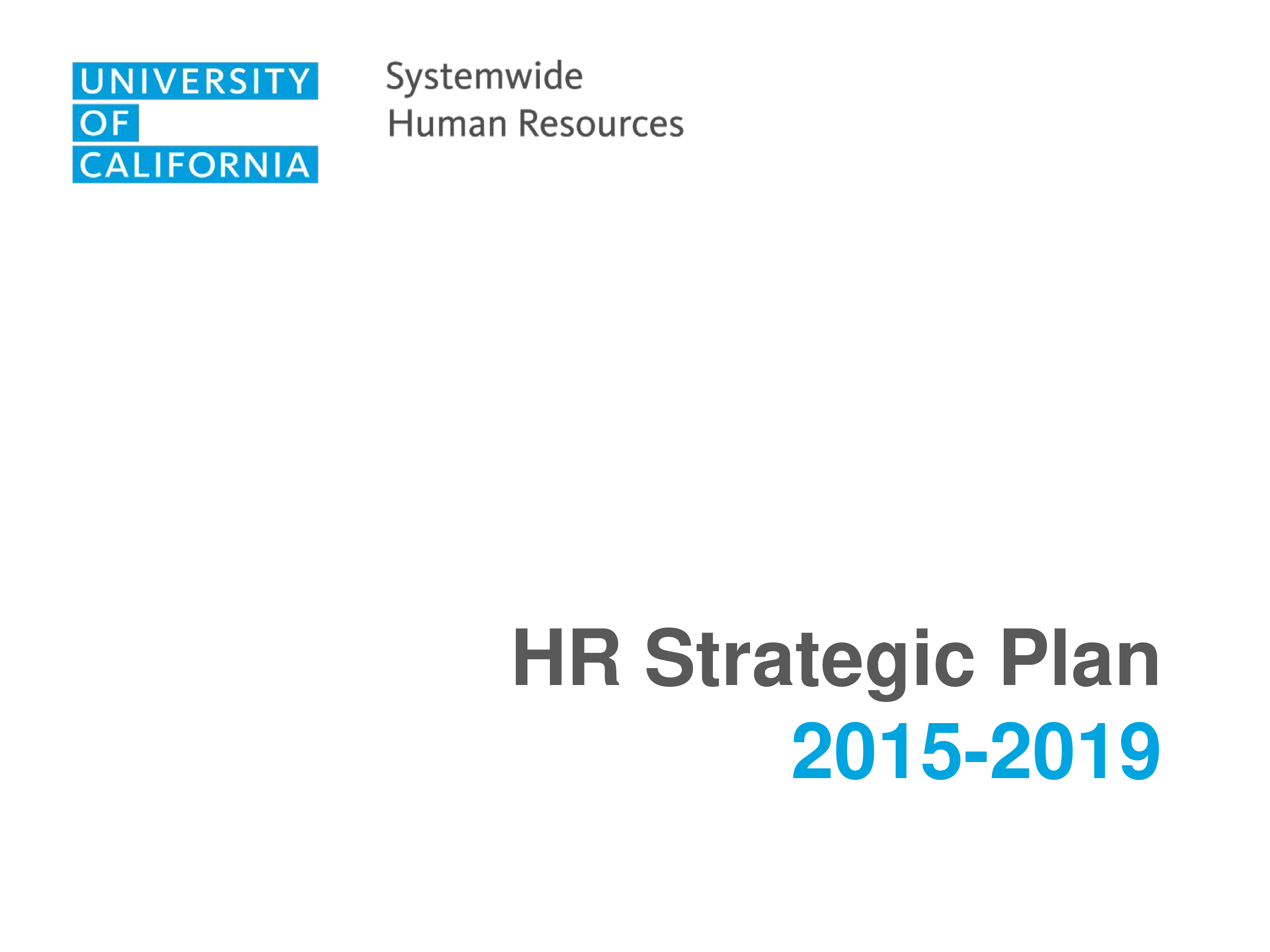 Hr Department Strategic Plan main image