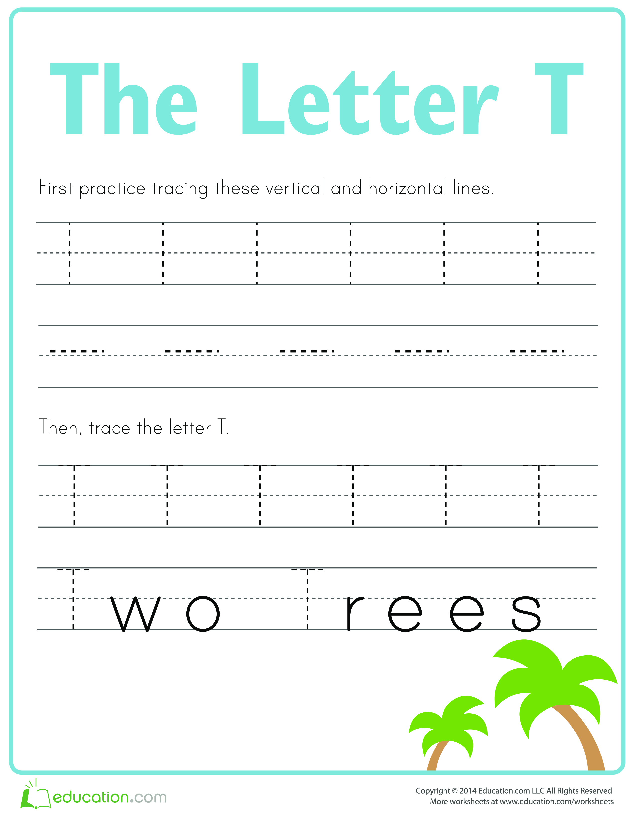 Learn to write letter T main image