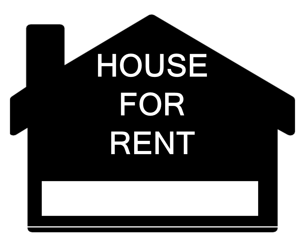 House For Rent Sign 模板