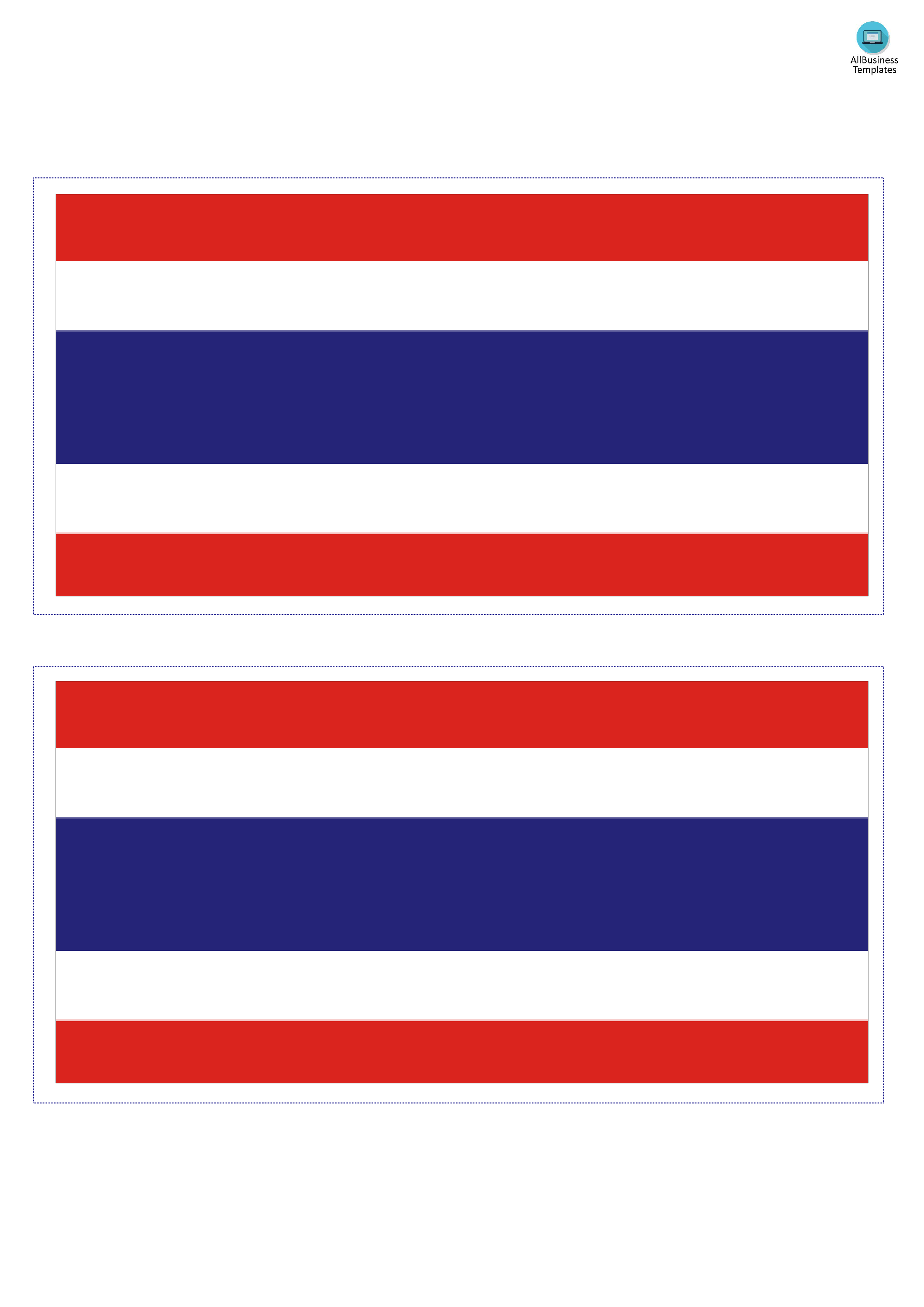 Thailand Flag main image