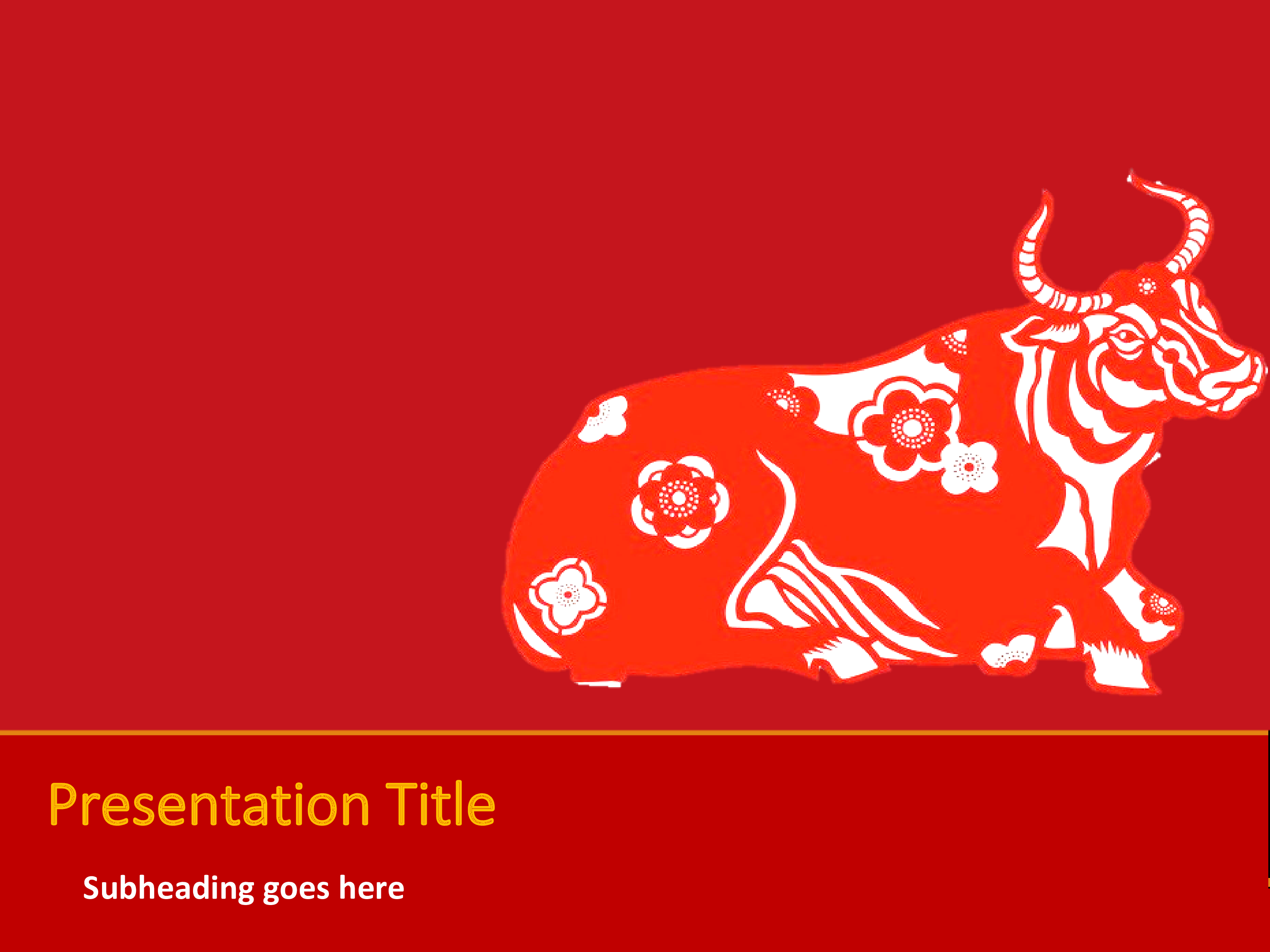 chinese new year 2021 presentation template