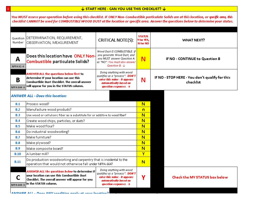 Inspection Checklist Excel main image
