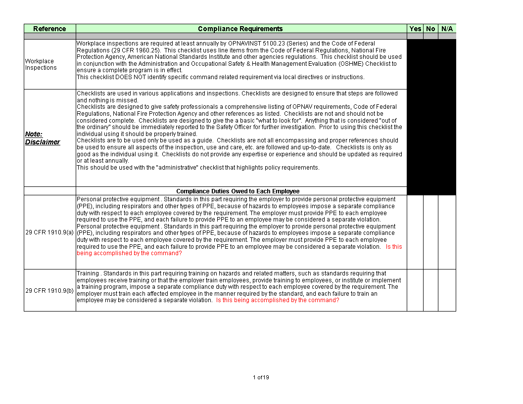 Inspection Work Order Excel Format main image