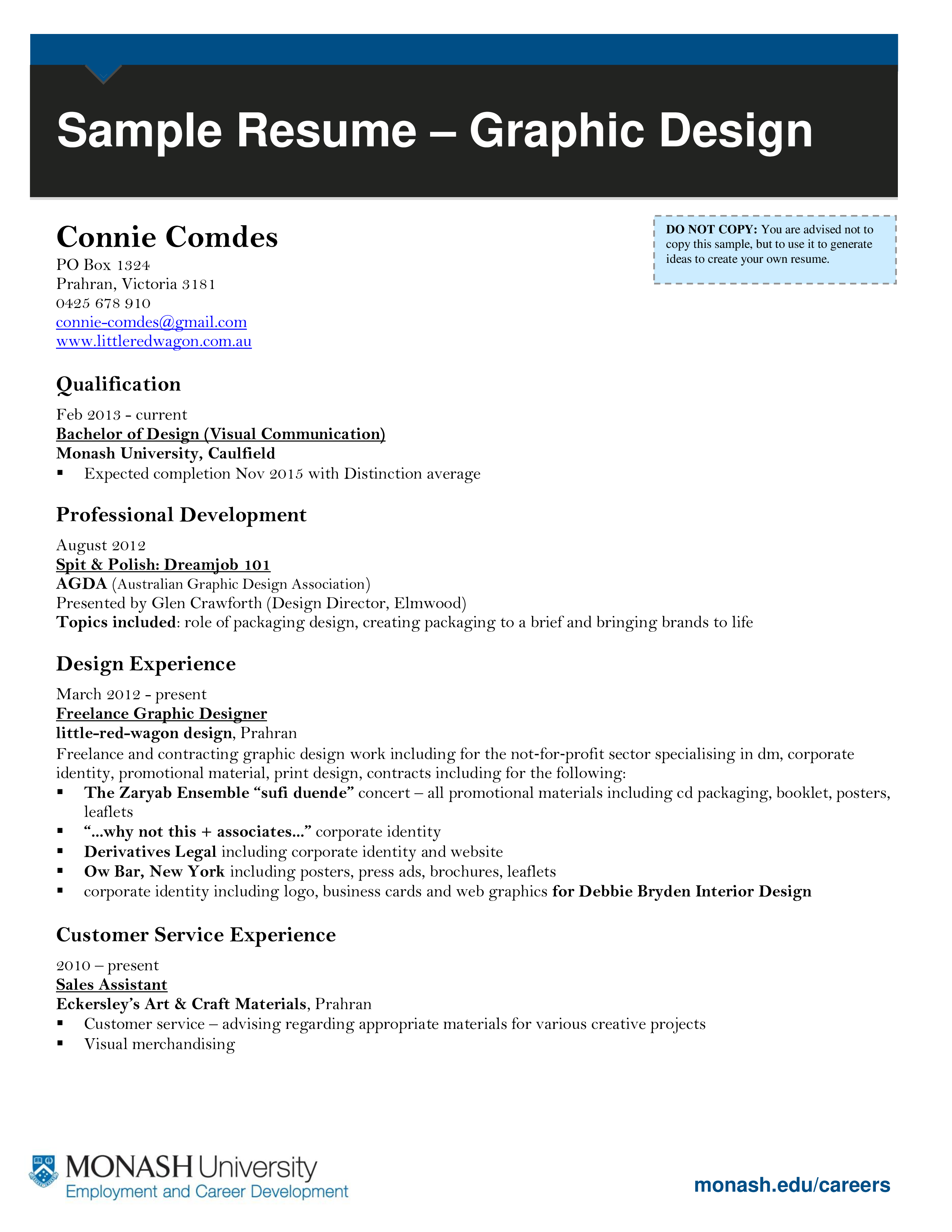 modern resume voorbeeld afbeelding 