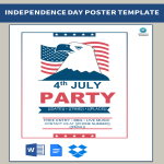 Independence Day Poster gratis en premium templates