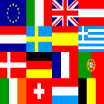 Vorschaubild des Vorlagenthemas European printable flags