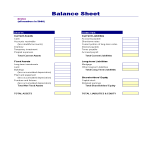 Balance Sheet for Business gratis en premium templates