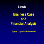 Financial Business Case Analysis gratis en premium templates