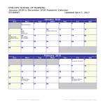 template topic preview image Student Academic Calendar 2018