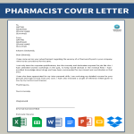 Pharmacist Letter gratis en premium templates