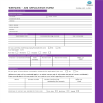 template topic preview image Printable Job Application Form