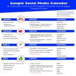 Sample Social Media Calendar gratis en premium templates