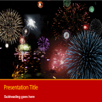 template preview imageAnimated Fireworks Powerpoint Chinese New Year