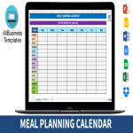 Meal Planning Calendar Template gratis en premium templates