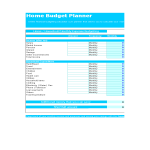 template topic preview image Home Monthly Budget