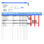 Gantt Chart Spreadsheet gratis en premium templates