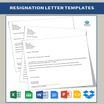 Writing a Resignation Letter gratis en premium templates