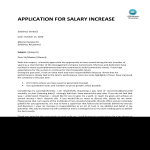 template topic preview image Request for salary increase