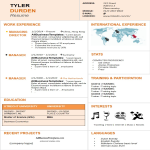 template preview imageDynamic Resume template