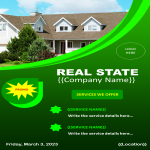 template preview imageReal State Flyer Template