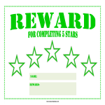 template topic preview image Star Reward Certificate