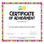 template topic preview image impressive Certificate Of Achievement