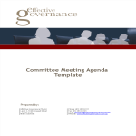 Committee Meeting Agenda gratis en premium templates