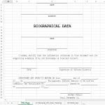 Biodata Extented Excel Template gratis en premium templates
