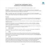 image Consulting Agreement With Sharing Software Revenues