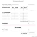 Personal Bank Reconciliation Excel gratis en premium templates