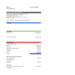 Monthly Budget Excel spreadsheet gratis en premium templates