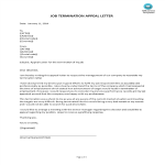 template preview imageJob Termination Appeal Letter