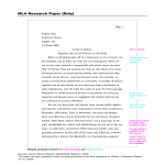 template preview imageSample MLA Research Paper