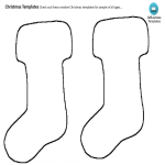 template preview imageChristmas Ornaments Stockings Template